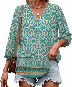 Vintage Boho Peasant Blouses KN40